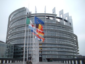 La sede del Parlamento Europeo di Strasburgo