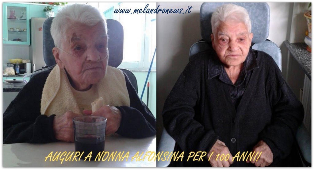 Oggi la signora Alfonsina Felitti, di Vietri, ma vive a Potenza, compie 100 anni