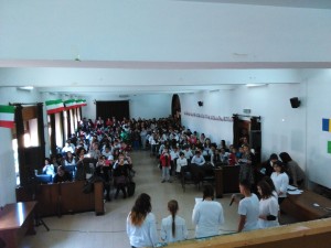 Foto 1 - Sala Convegni durante il recital finale di venerdì