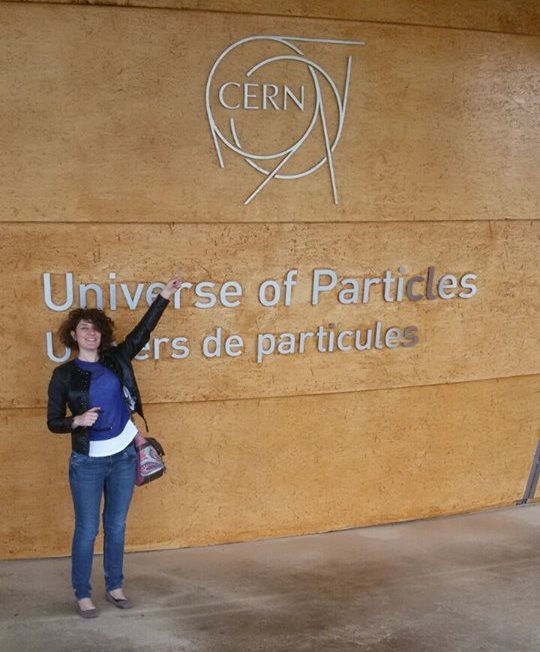 Francesca Viggiano al CERN di Ginevra