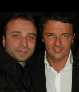 Mauro Basso con Matteo Renzi